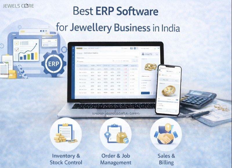 Jewels core Best ERP Software for Jewellery Business in India: Simplify Operations & Grow Faster.